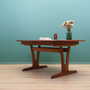 Vintage Cherry Wood Brown Table 1970s 2