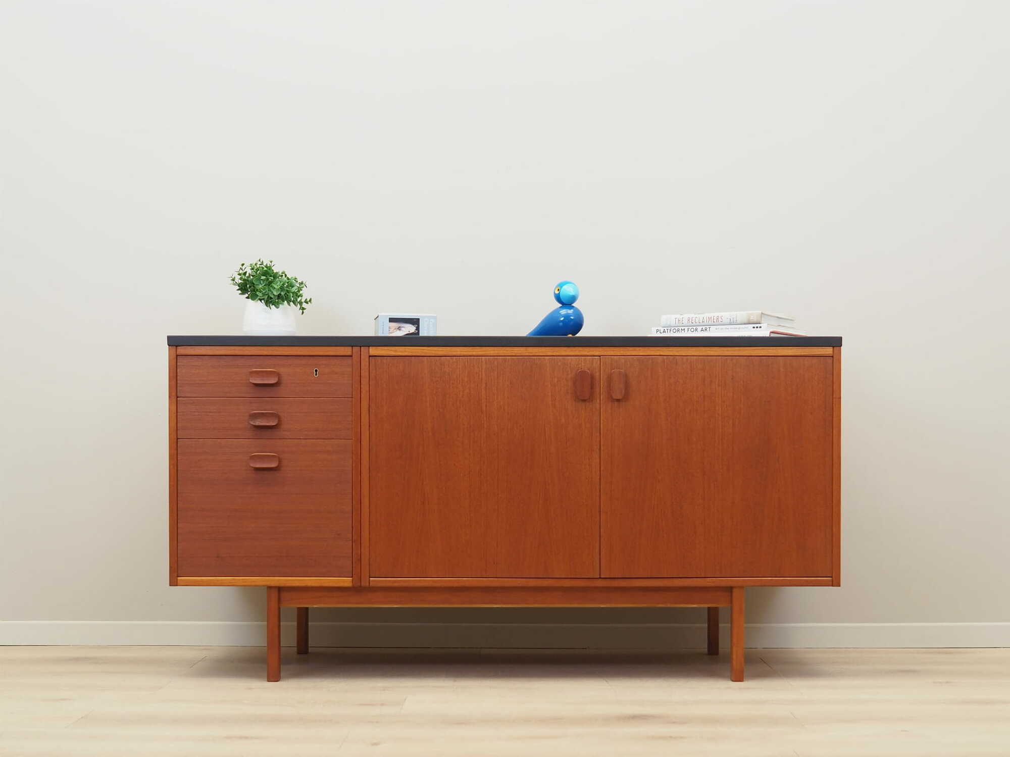 Vintage chest of drawers Teak brown 1960s 1