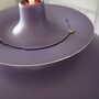 Vintage Pendant Lamp Metal Purple 1970s 4