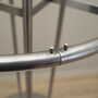 Vintage coat rack metal silver 1990s 4