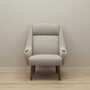 Vintage Sessel Teakholz Textil Beige 1960er Jahre 4