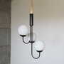 Vintage Pendant Lamp Glass Multicolored 1990s 2