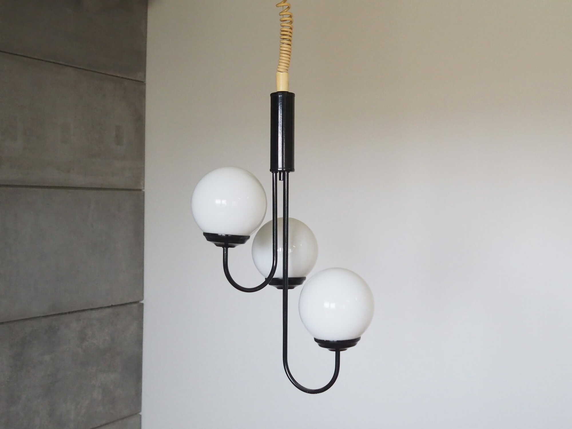 Vintage Pendant Lamp Glass Multicolored 1990s 2