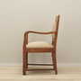 Vintage Armchair Oak Velvet Brown 1950s 3