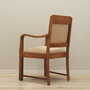 Vintage Armchair Oak Velvet Brown 1950s 4