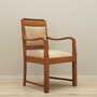 Vintage Armchair Oak Velvet Brown 1950s 8
