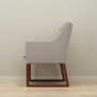 Vintage chair teak wood textile beige 1970s 4