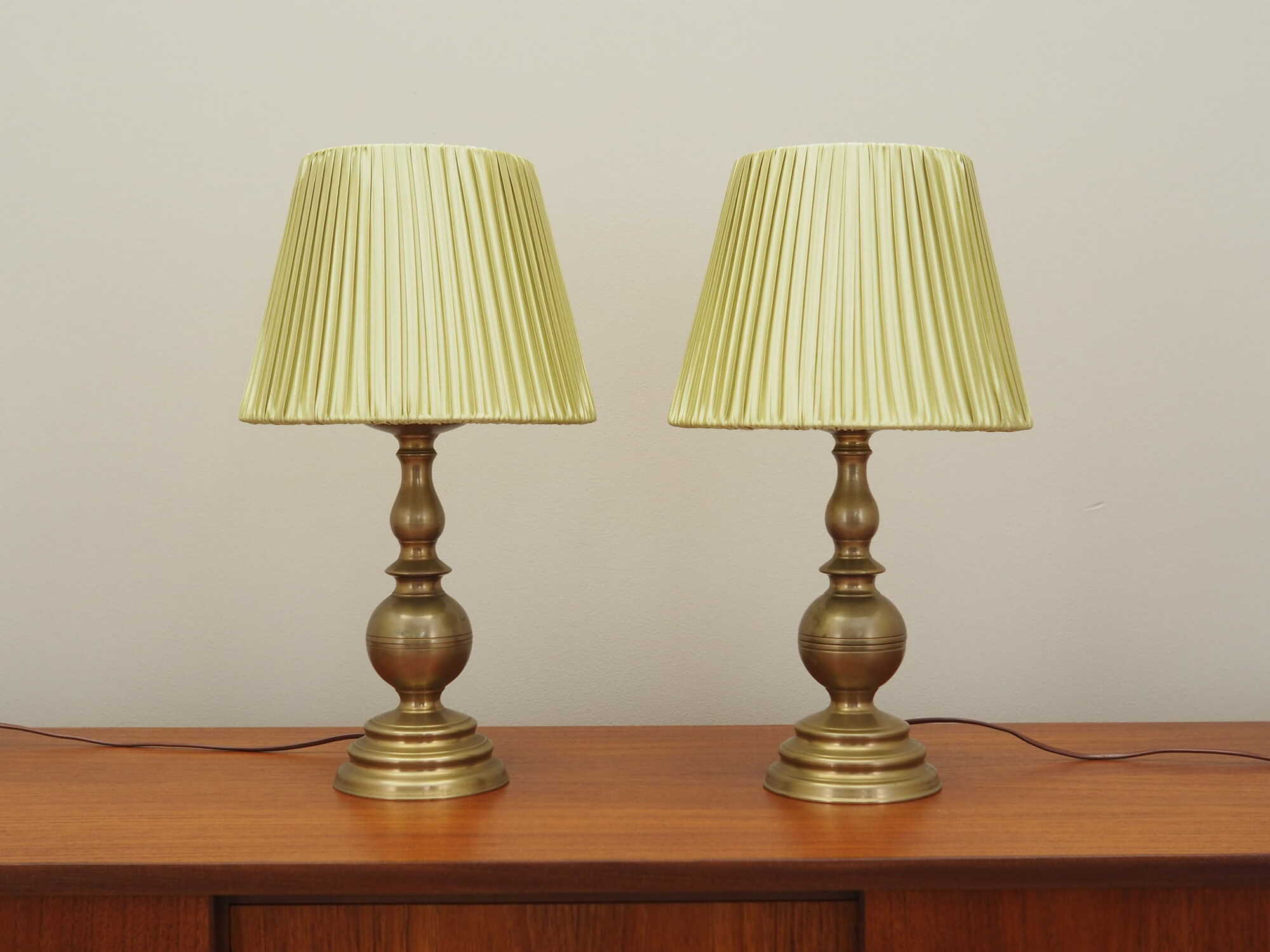 2x Vintage Metal Textile Gold 1970s 1