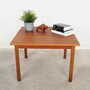 Vintage Coffee Table Teak Wood Brown 1970s 2