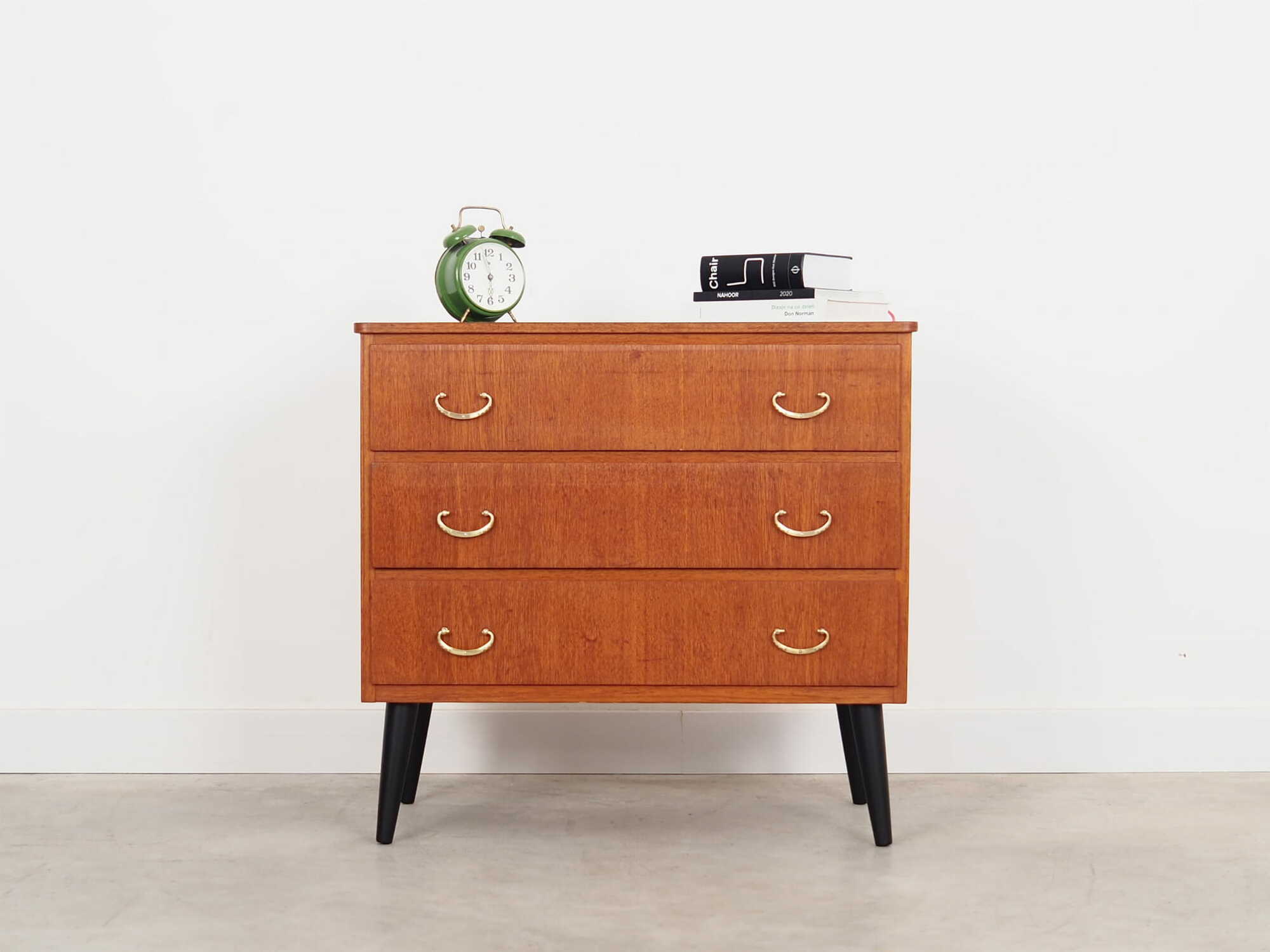 Vintage chest of drawers Teak brown 1970s 1