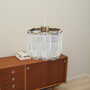 Vintage pendant lamp Metal Plastic White 1970s 3