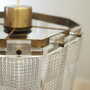 Vintage pendant lamp Metal Plastic White 1970s 7