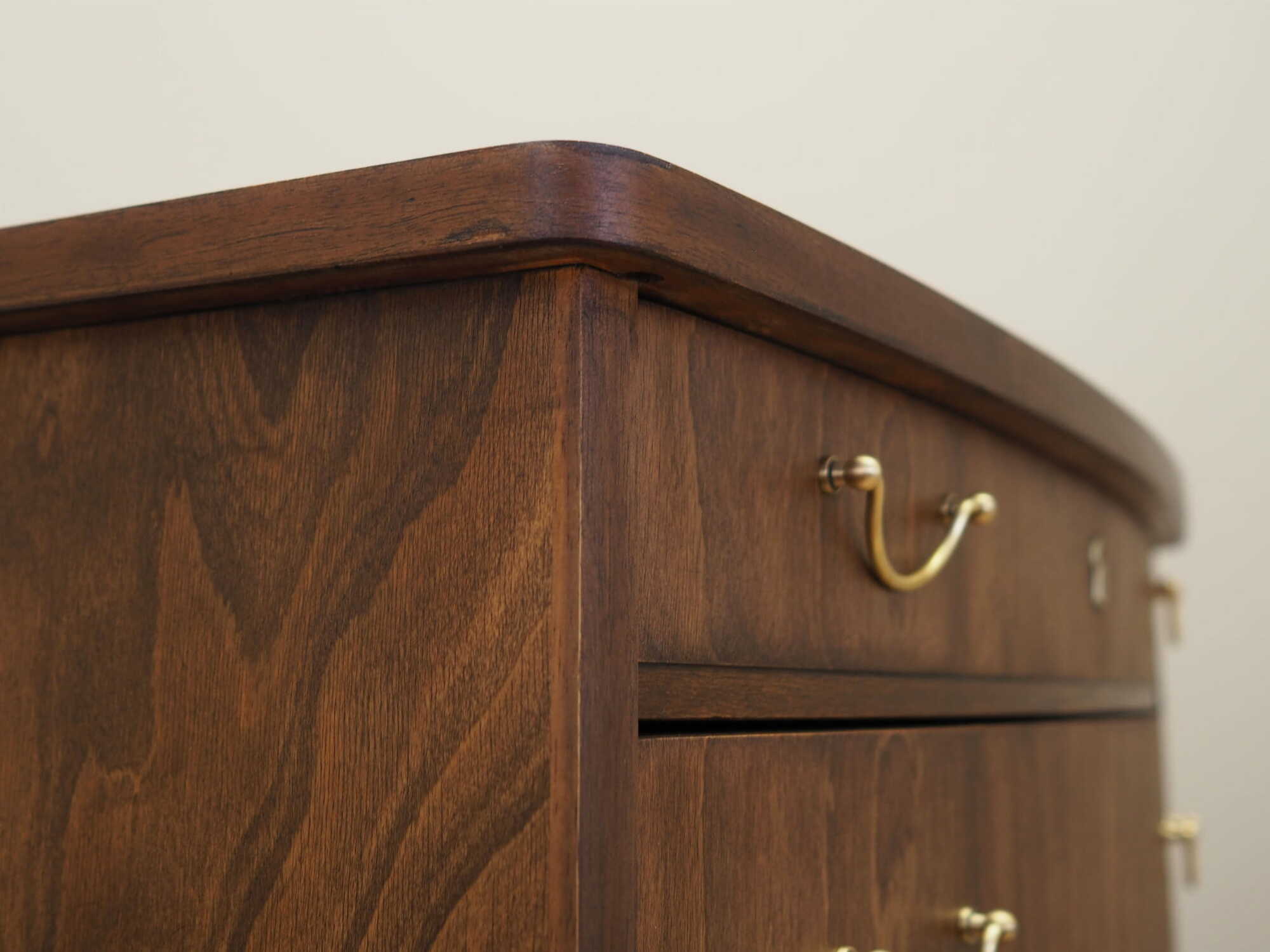 Vintage dresser walnut brown 1960s 8