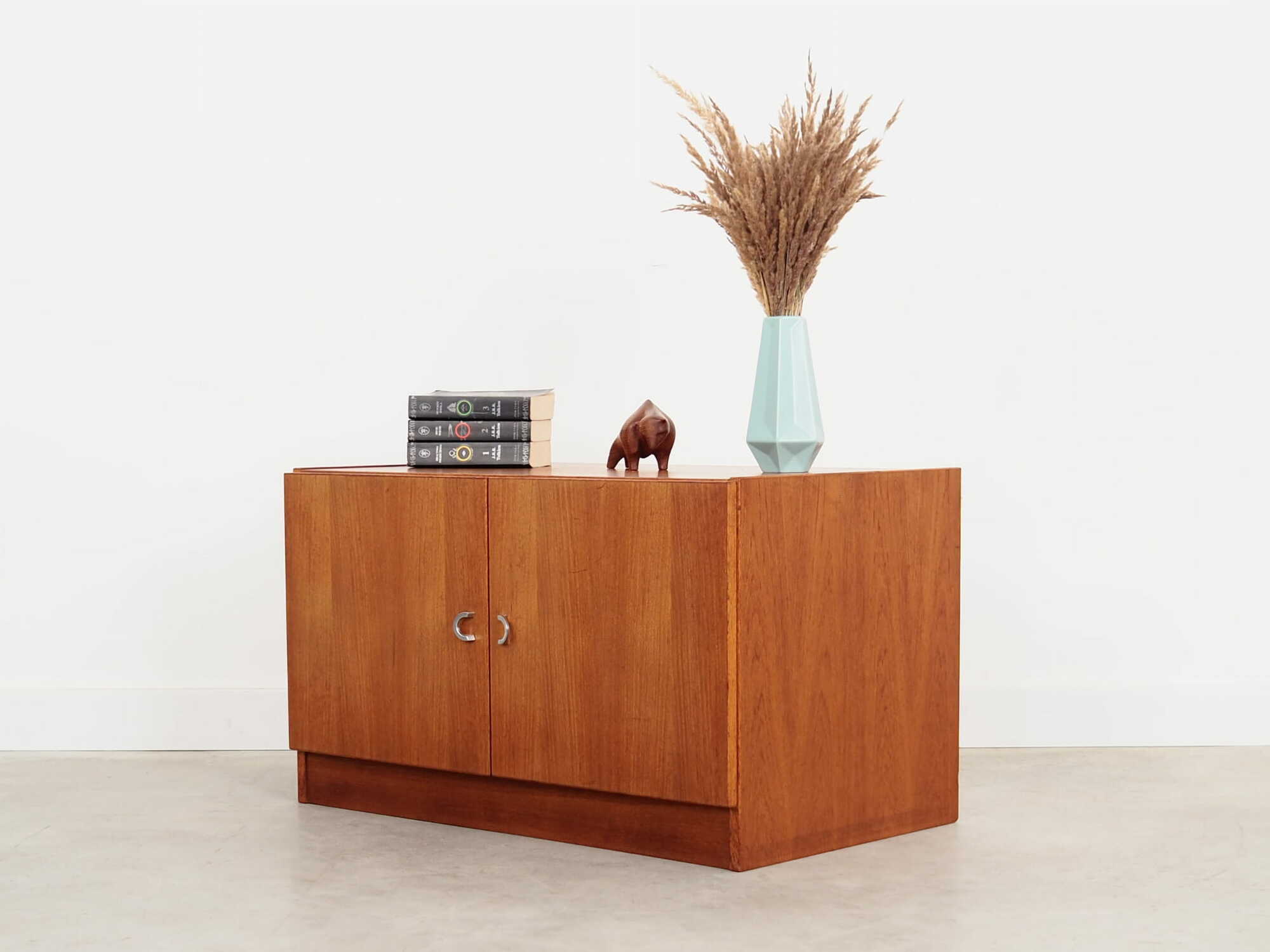 Vintage cabinet teak brown 1970s 3