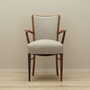 Vintage Chair Walnut Wood Textile Gray 1970s 1