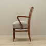 Vintage Chair Walnut Wood Textile Gray 1970s 3