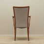 Vintage Chair Walnut Wood Textile Gray 1970s 5