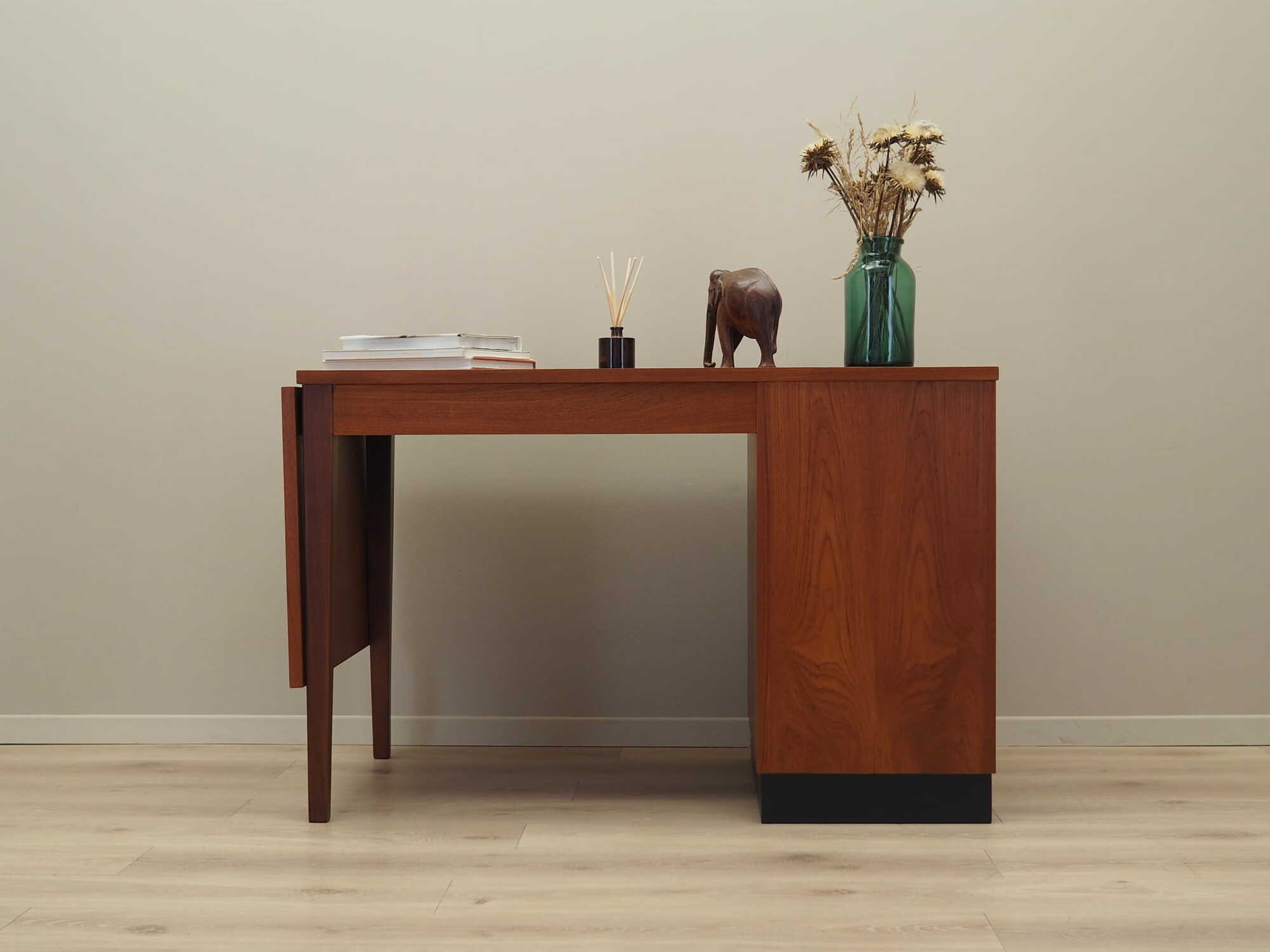 Vintage desk teak brown 1970s 5