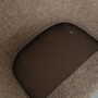 Vintage chair metal textile brown 1970s 9