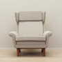Vintage armchair Teak textile grey 1960s 2