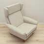 Vintage armchair Teak textile grey 1960s 7