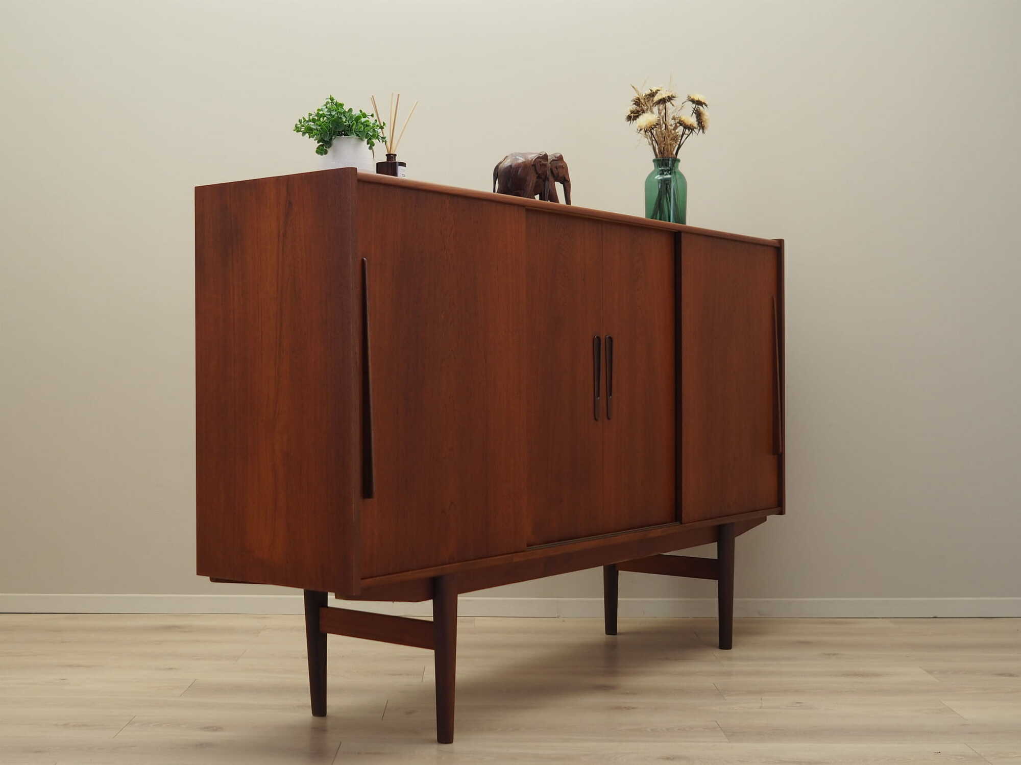 Vintage sideboard teak brown 1960s 5
