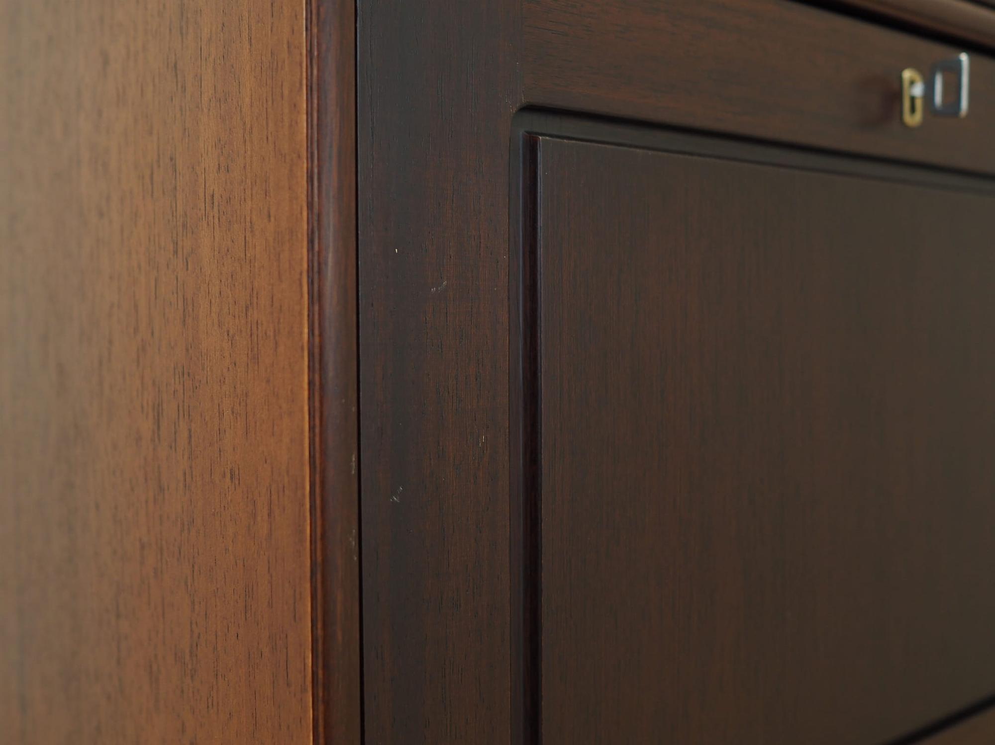 Mahogany Vitrine 1970 Jahre 7