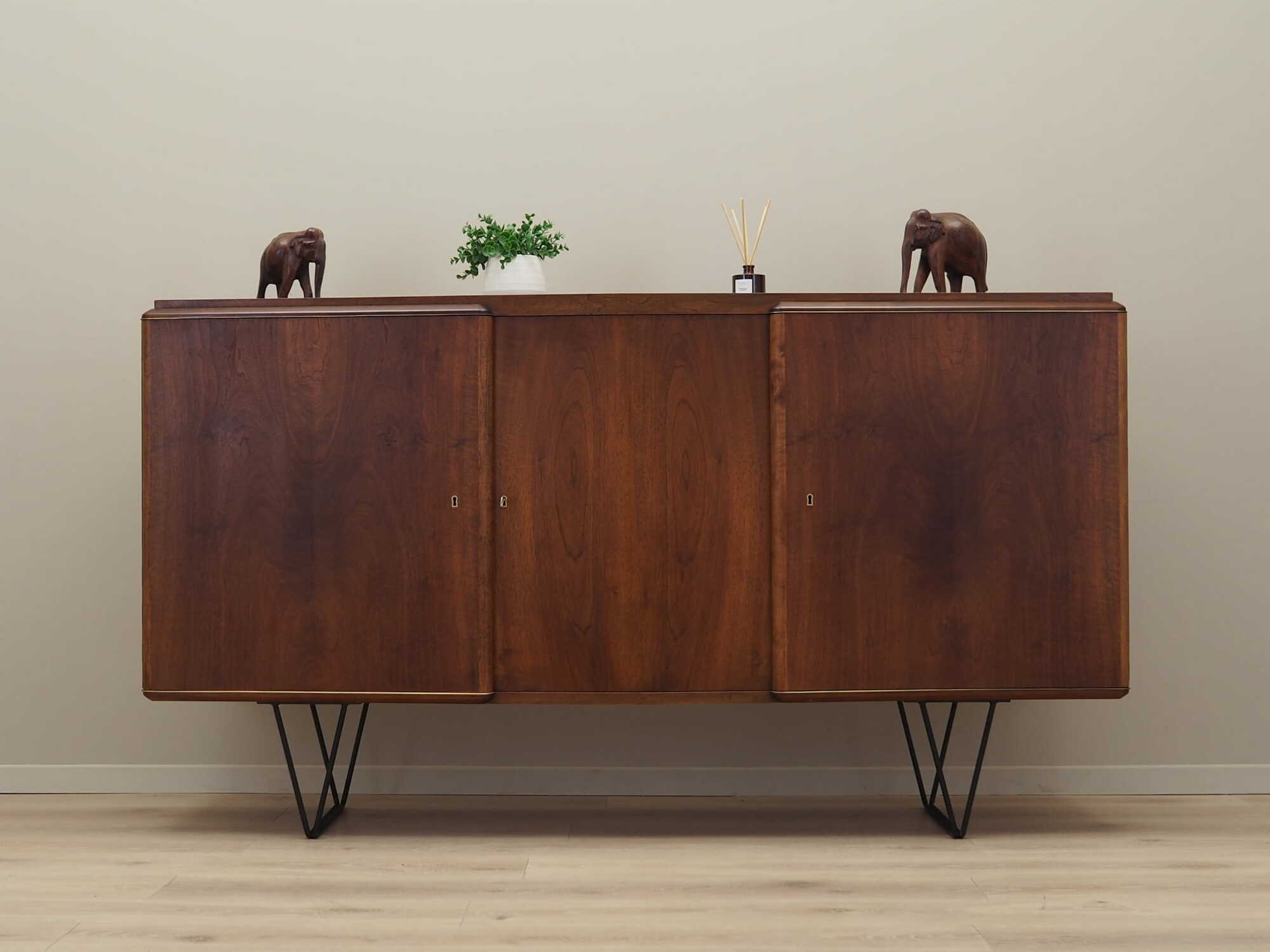 Vintage Sideboard Walnut Brown 1960s 1