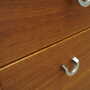 Vintage dresser teak brown 1970s 8