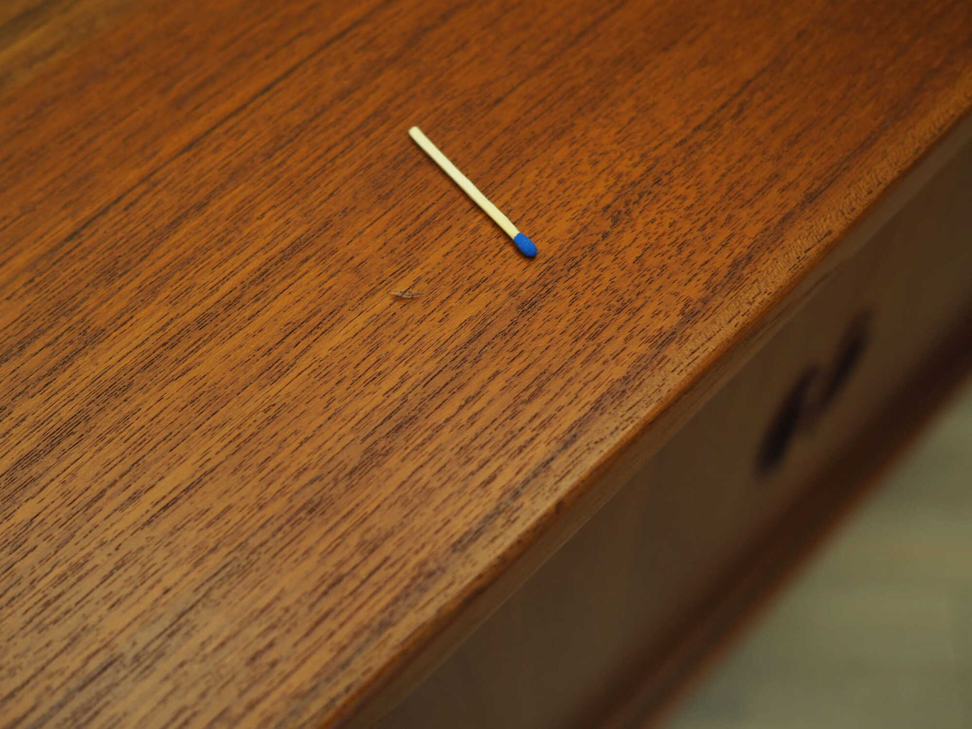Vintage Sideboard Teakholz Braun 1970er Jahre 8
