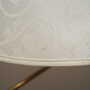 Vintage floor lamp metal textile white 1970s 4