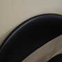 6x Chair Teak Wood Leather Black 1970s 4