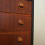 Vintage chest of drawers Teak wood Brown 1960s 7