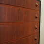 Vintage chest of drawers Teak wood Brown 1960s 8
