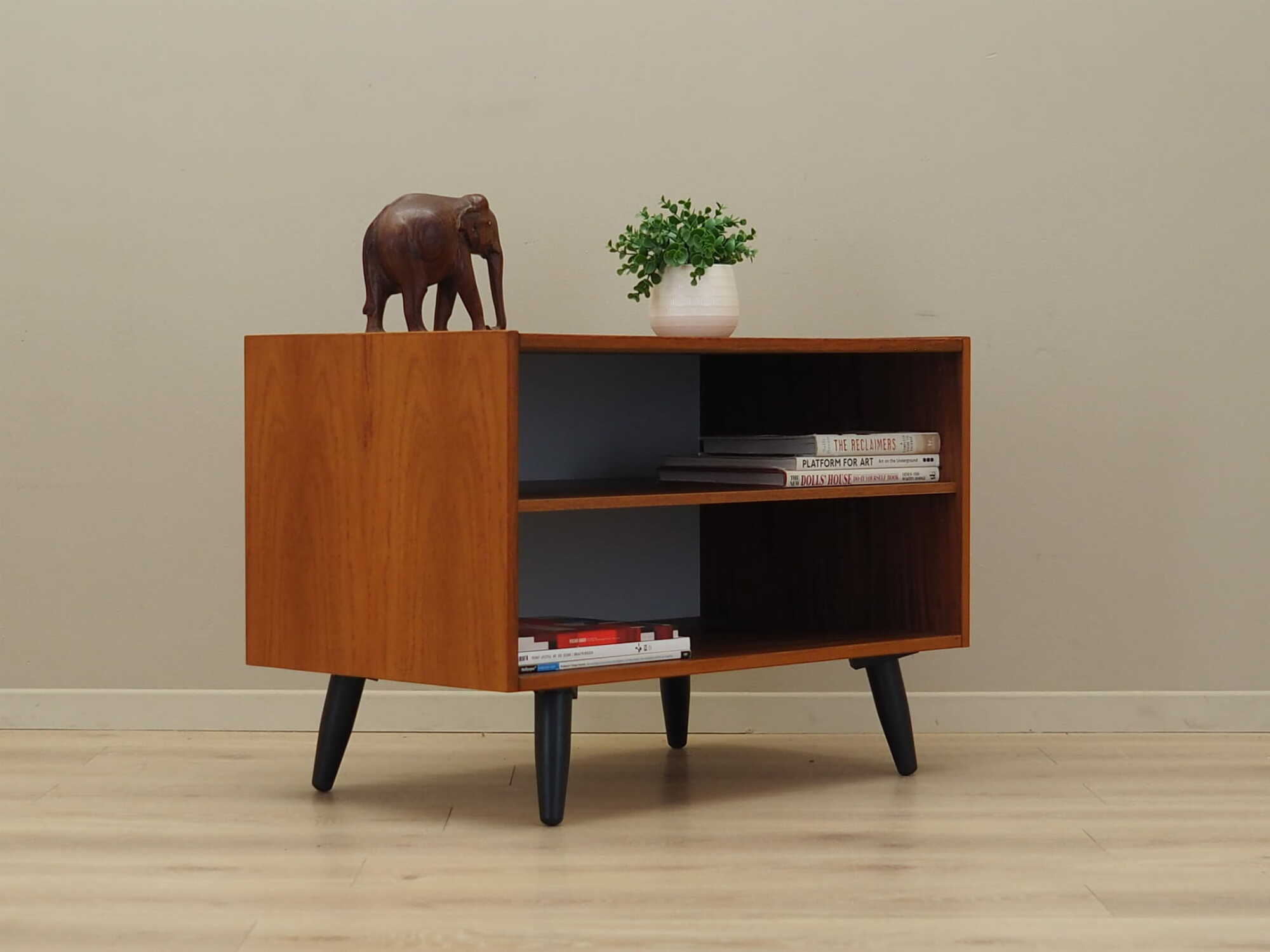 Vintage Bookshelf Teak Brown 1970s 3