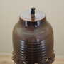 Vintage Pendant Lamp Ceramic Brown 1960s 8
