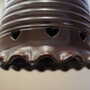 Vintage Pendant Lamp Ceramic Brown 1960s 4