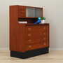 Vintage Secretary Teak Brown 1970s 3