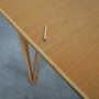 Vintage Table Wood Beige 1970s 7
