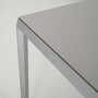 Vintage Table Aluminum Grey 1980s 7