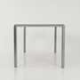 Vintage Table Aluminum Grey 1980s 6