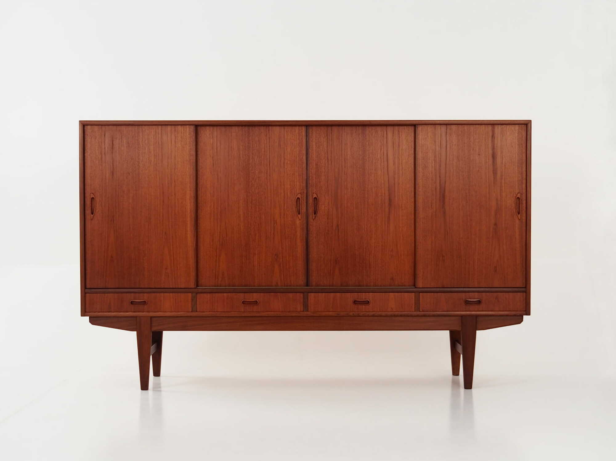 Vintage Sideboard Teak Wood Brown 1970s 1
