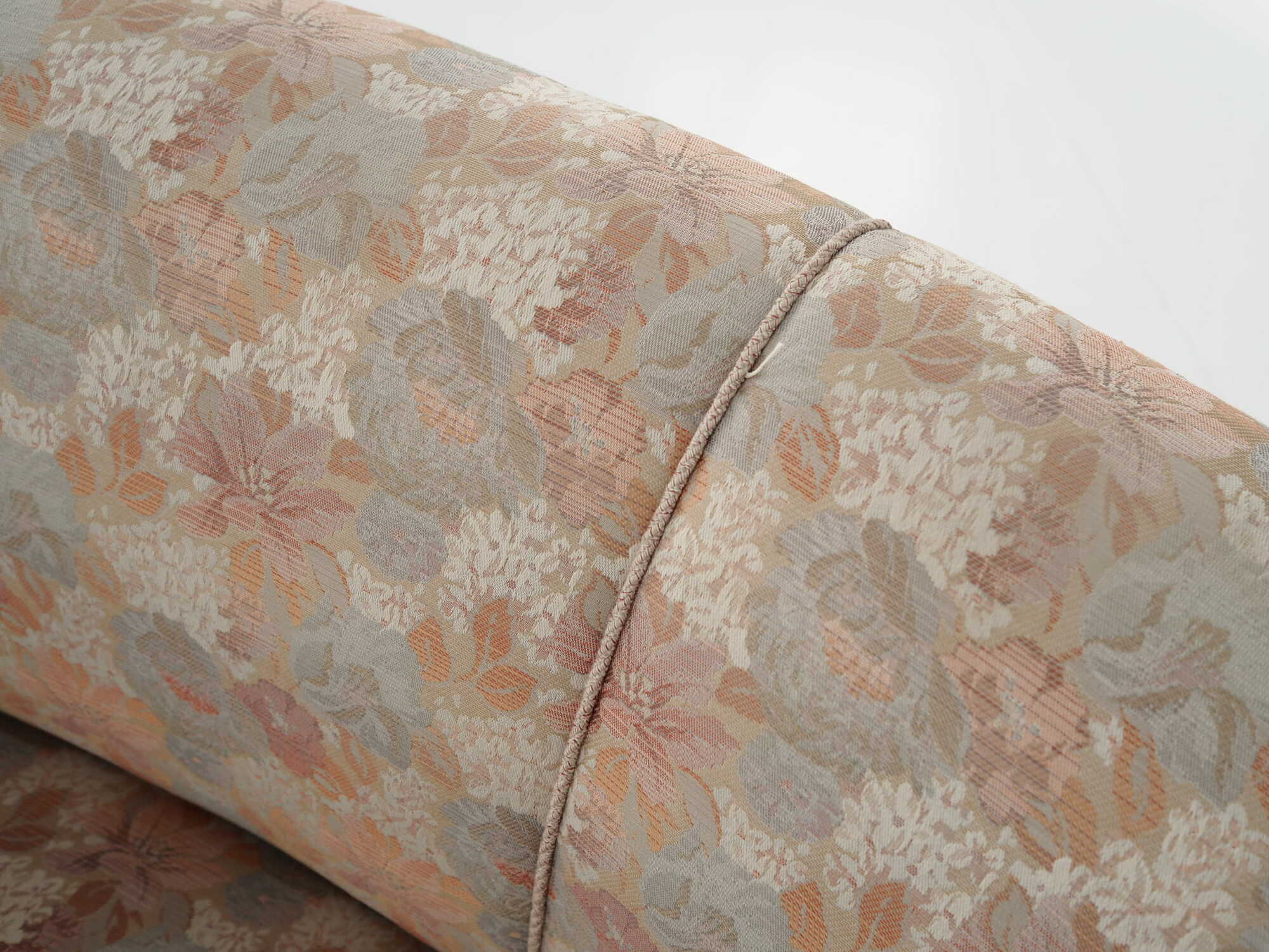 Vintage Sofa Beechwood Textile Multicolored 1970s 7