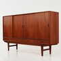 Vintage Sideboard Teak Wood Brown 1970s 4