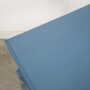 Vintage side table Oak wood Blue 1960s 6