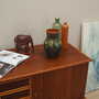 Vintage Vase Ceramic Multicolor 1970s 1