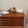 Vintage Vase Ceramic Brown 1960s 1