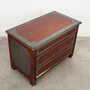 Vintage chest of drawers Pine wood Brown 1950s 5