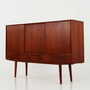 Highboard Teak Brown 1960s 5