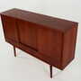 Highboard Teak Brown 1960s 8